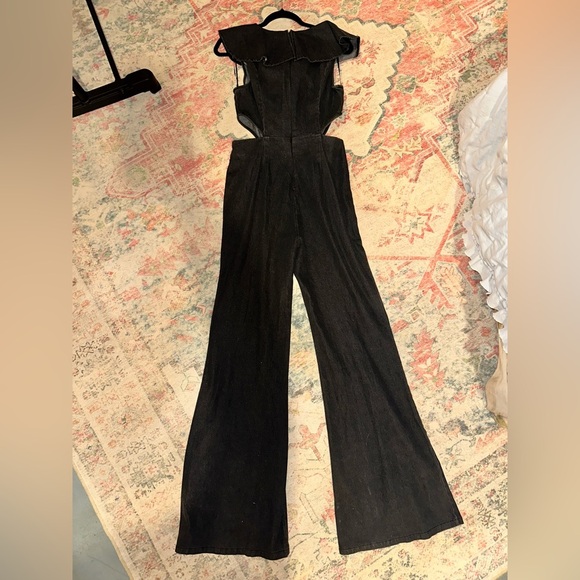 ON THE WAY-OUT DENIM JUMPSUIT | L - Picture 3 of 4